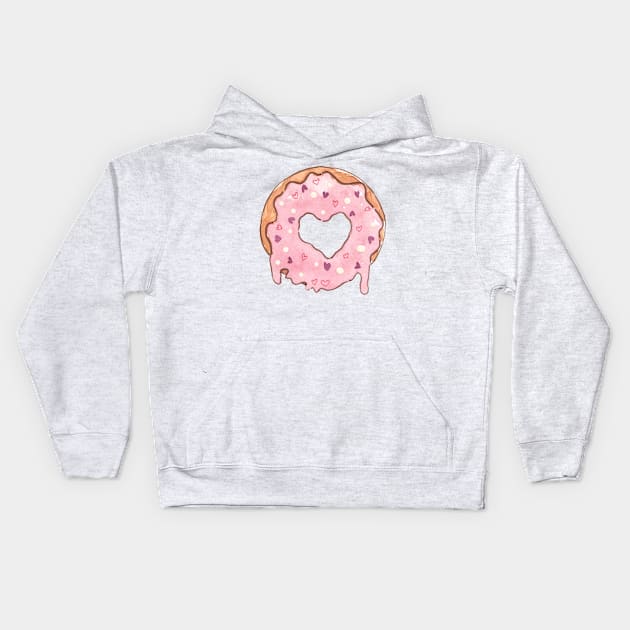 donut Kids Hoodie by shoko